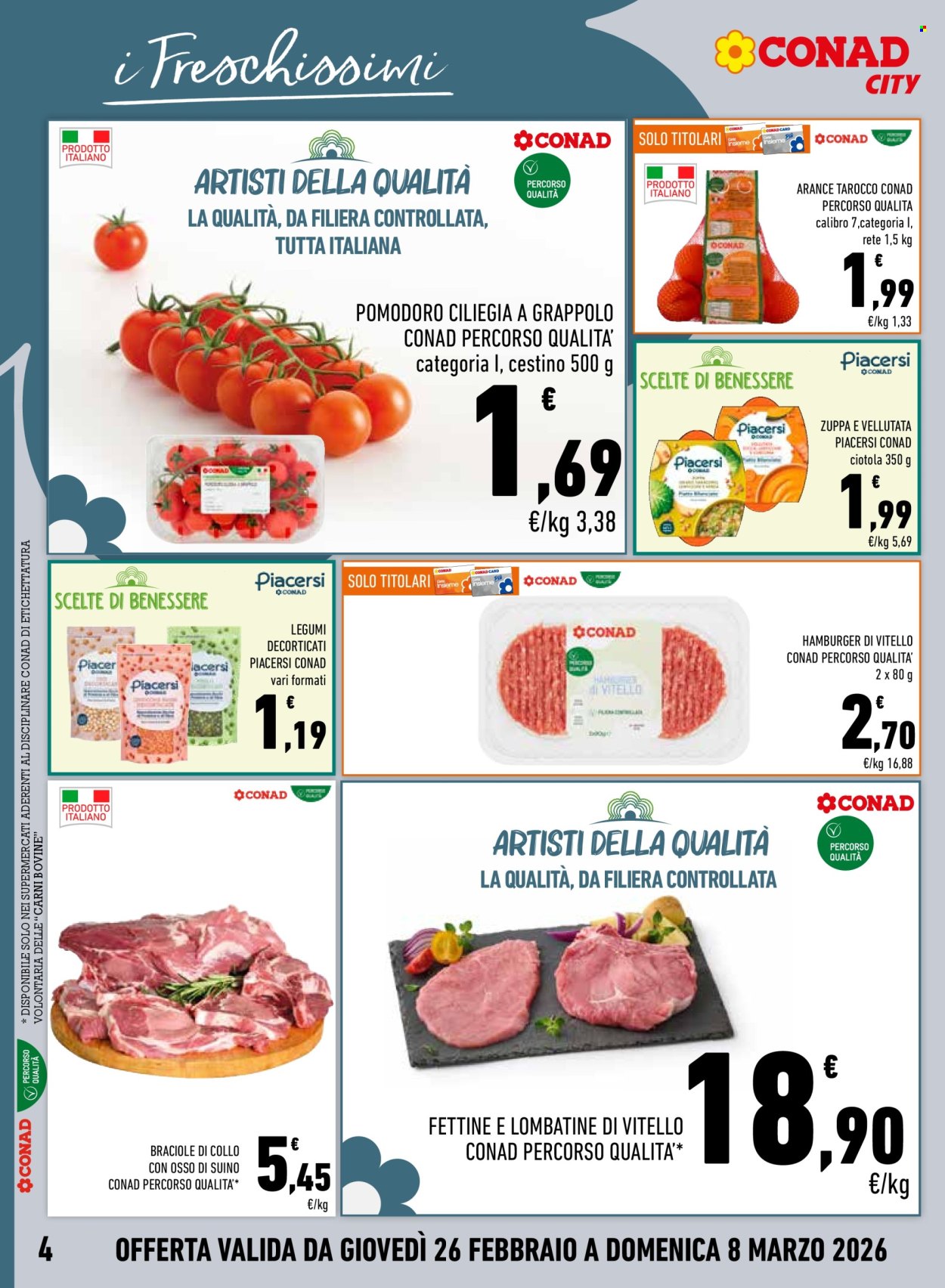 Volantino Conad City - 26/2/2026 - 8/3/2026. Pagina 4