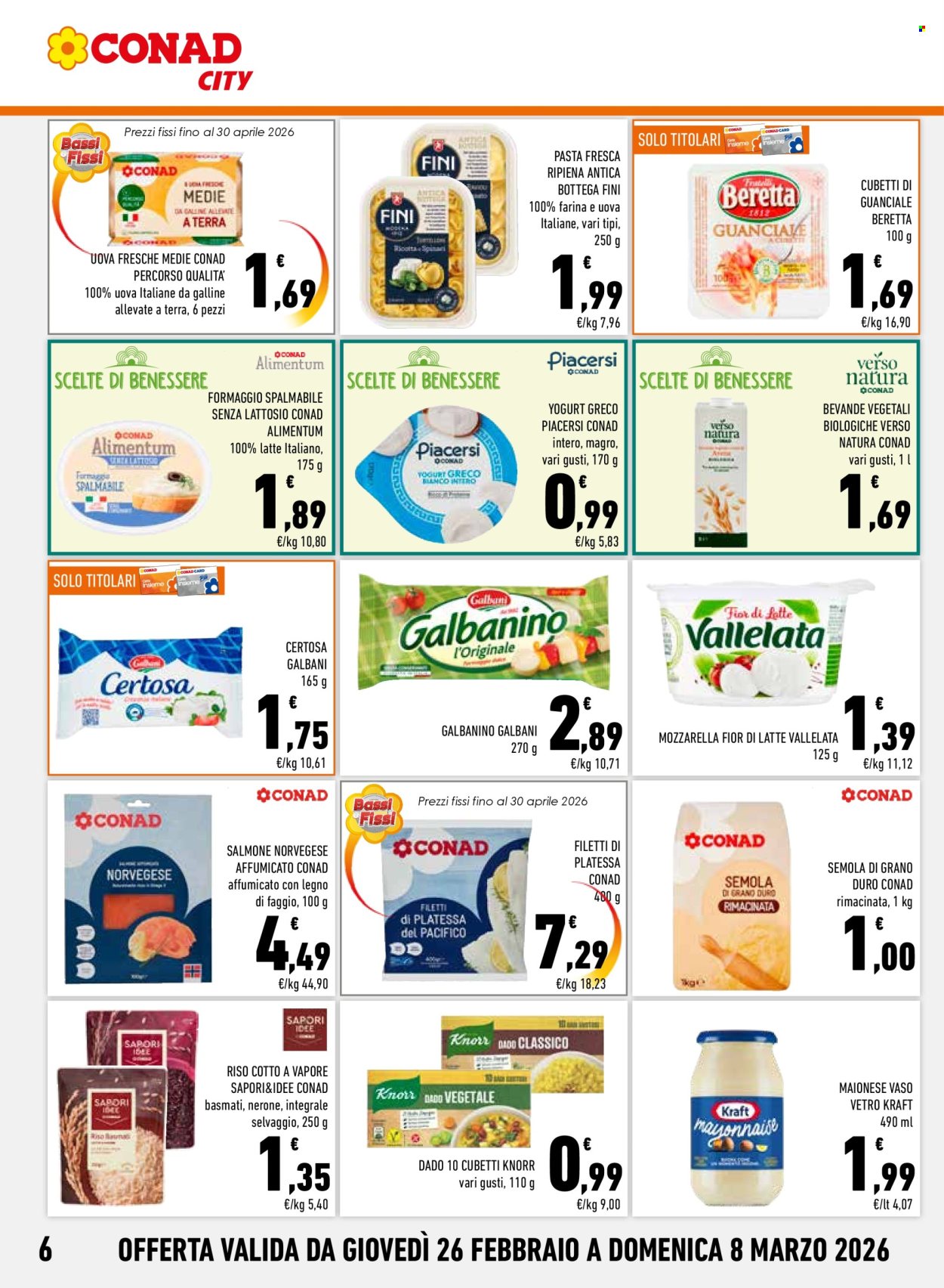 Volantino Conad City - 26/2/2026 - 8/3/2026. Pagina 6