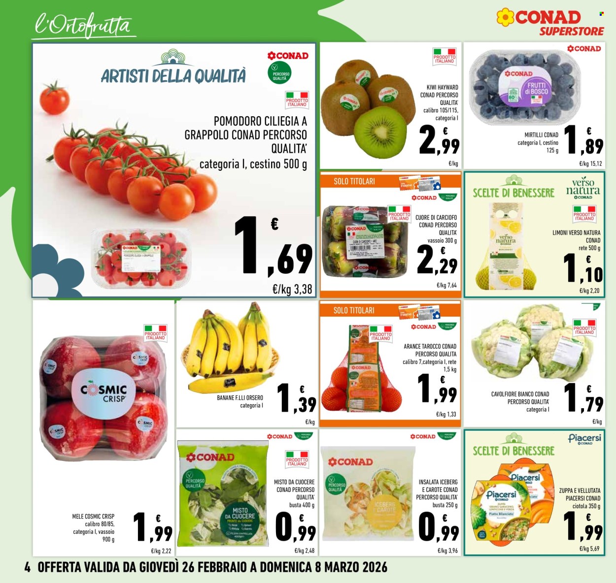 Volantino Conad Superstore - 26/2/2026 - 8/3/2026. Pagina 4