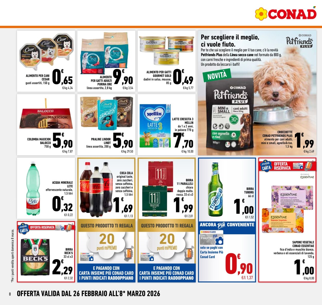 Volantino Conad - 26/2/2026 - 8/3/2026. Pagina 8