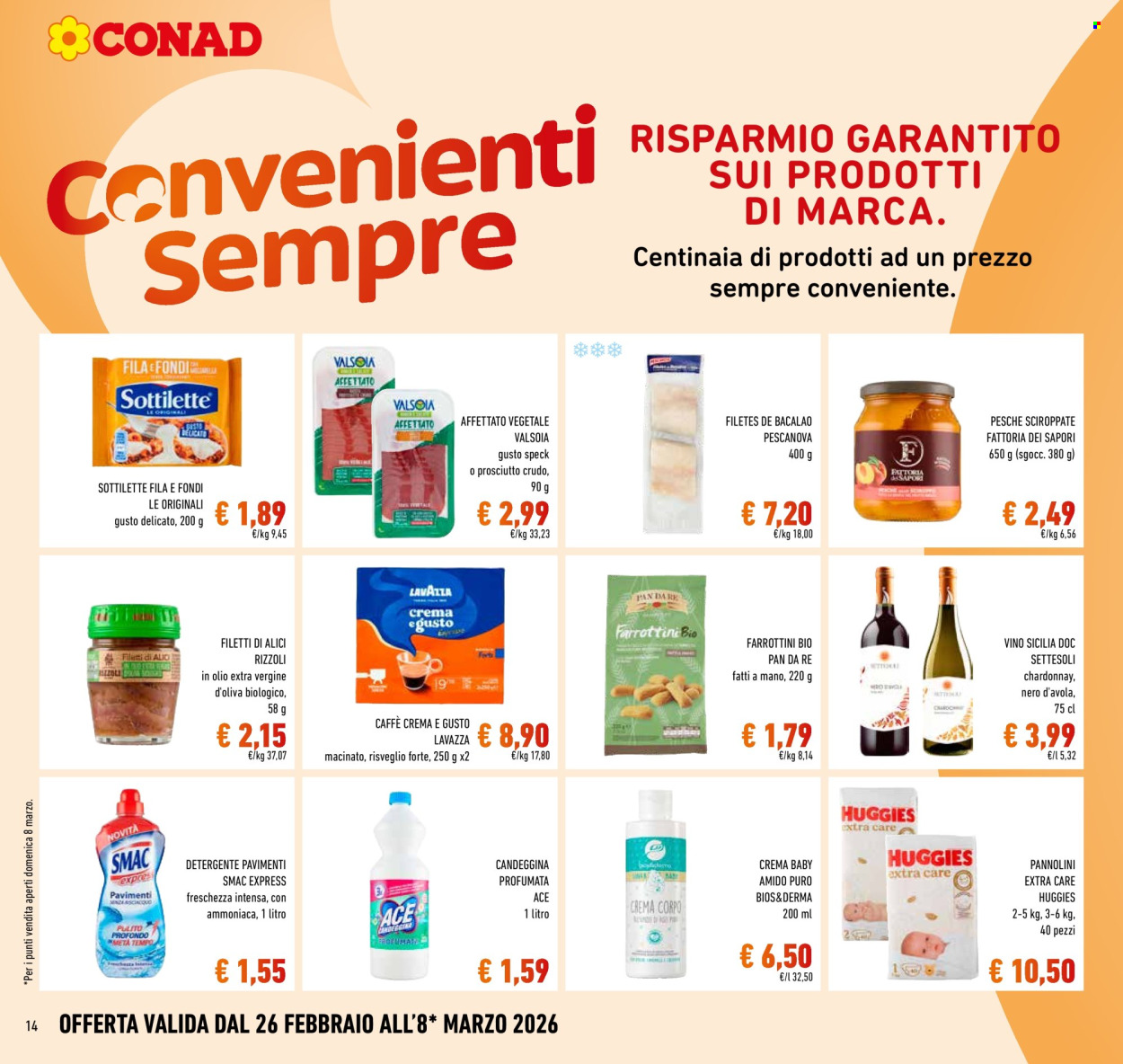 Volantino Conad - 26/2/2026 - 8/3/2026. Pagina 14