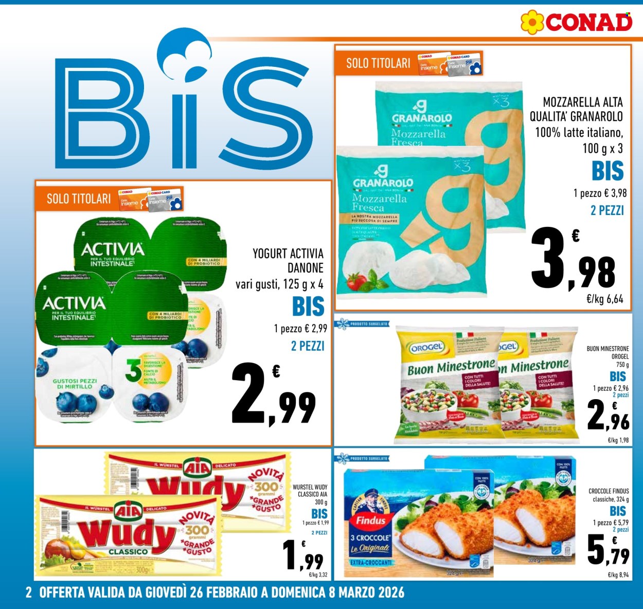 Volantino Conad - 26/2/2026 - 8/3/2026. Pagina 2