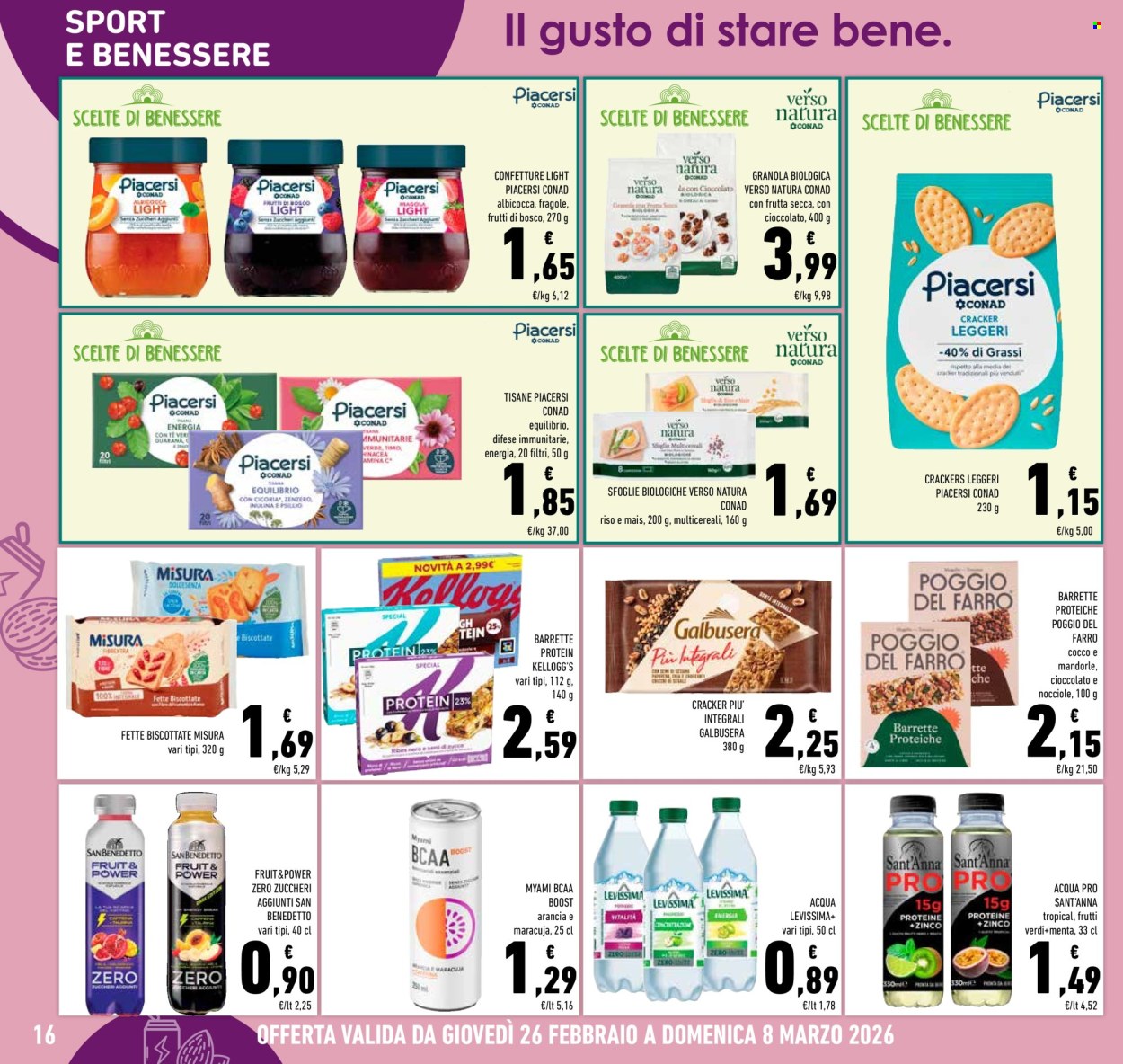 Volantino Conad - 26/2/2026 - 8/3/2026. Pagina 16