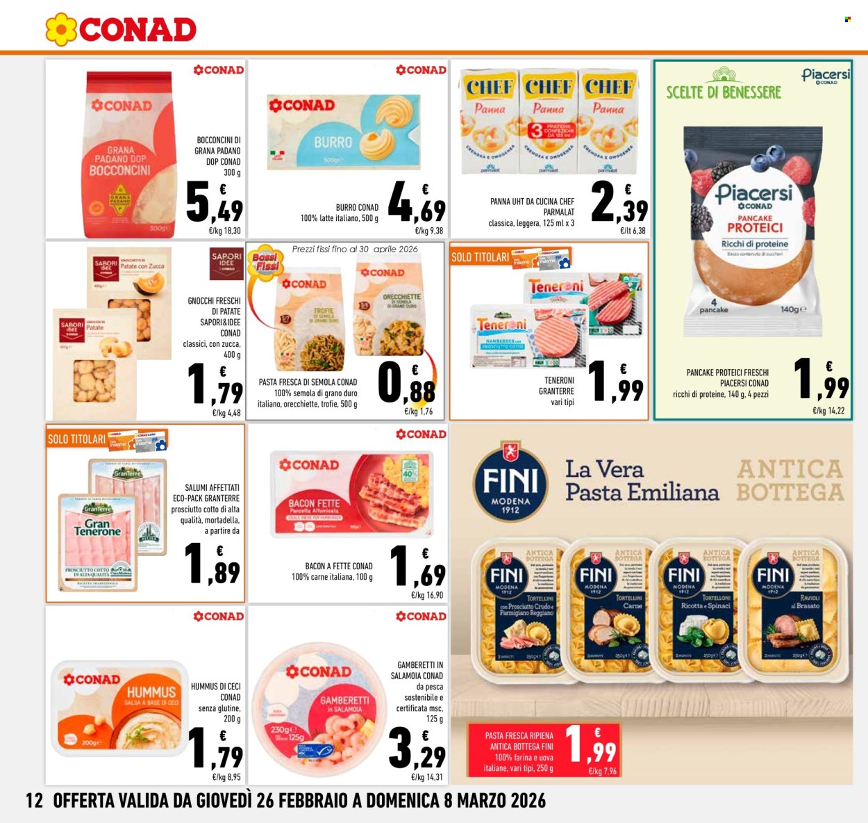 Volantino Conad - 26/2/2026 - 8/3/2026. Pagina 12