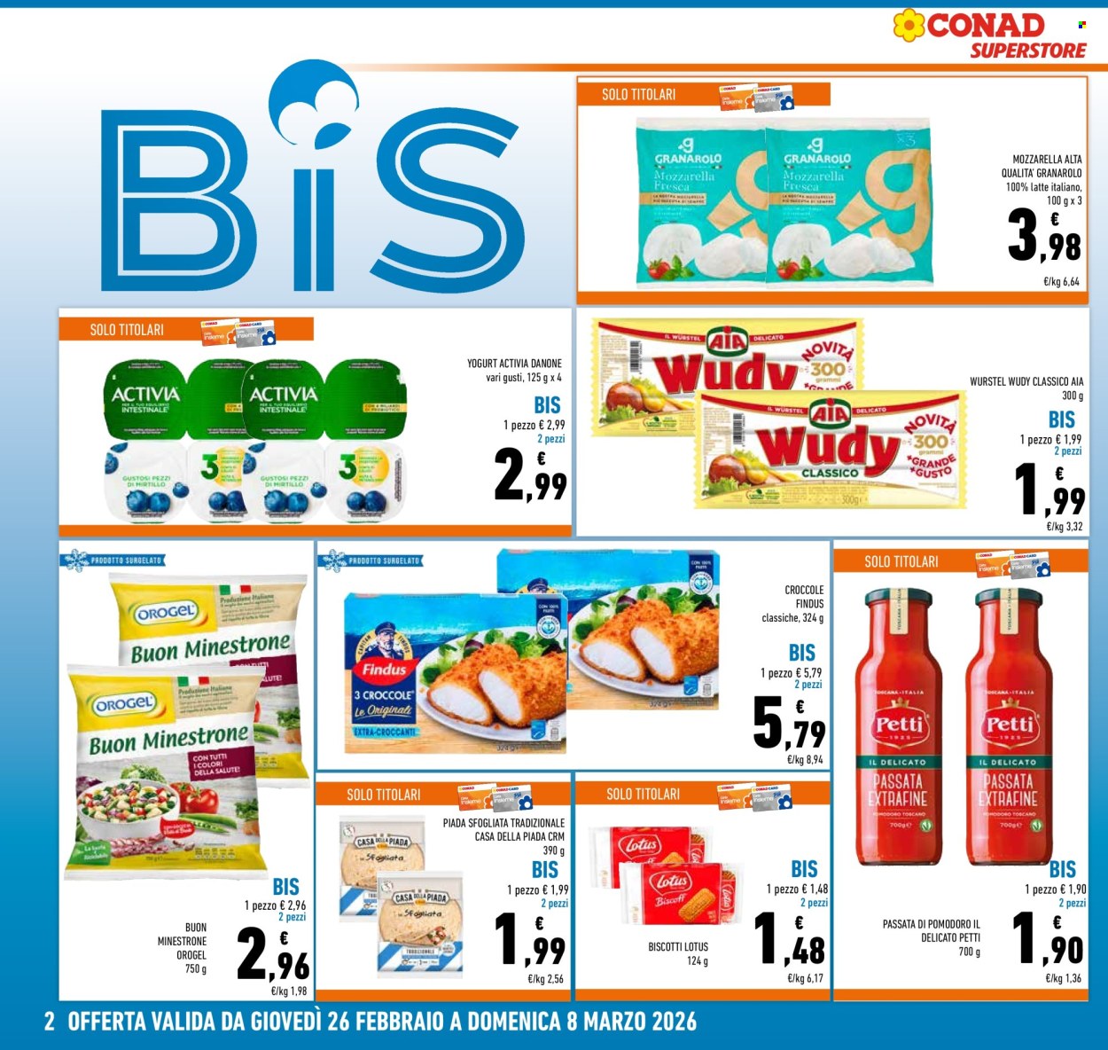 Volantino Conad Superstore - 26/2/2026 - 8/3/2026. Pagina 2