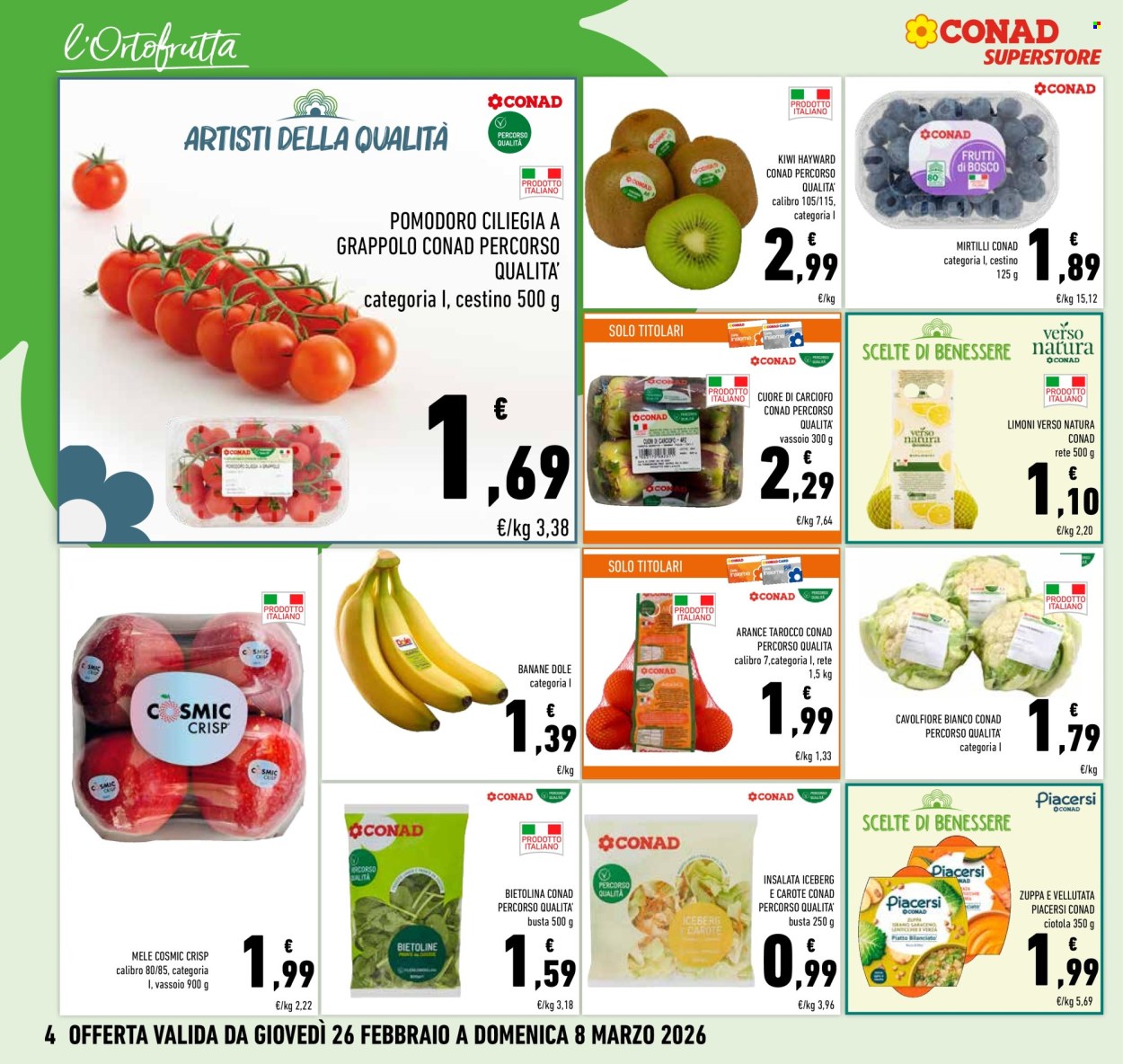 Volantino Conad Superstore - 26/2/2026 - 8/3/2026. Pagina 4