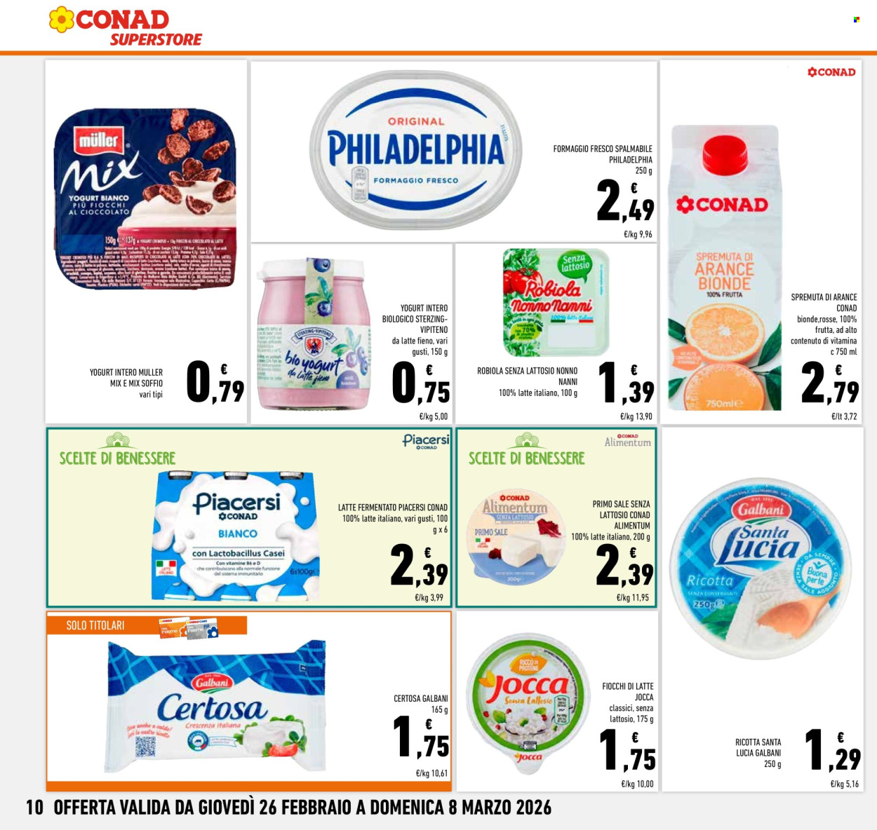 Volantino Conad Superstore - 26/2/2026 - 8/3/2026. Pagina 10
