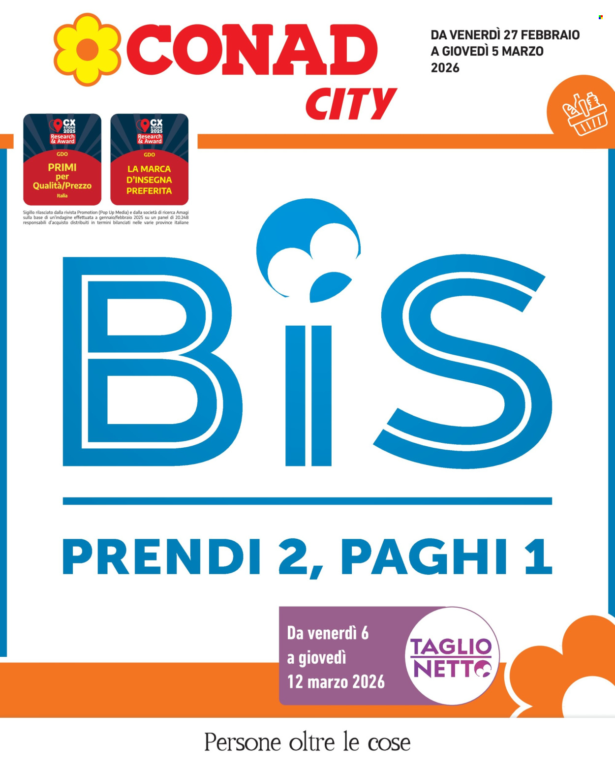 Volantino Conad - 27/2/2026 - 5/3/2026. Pagina 1