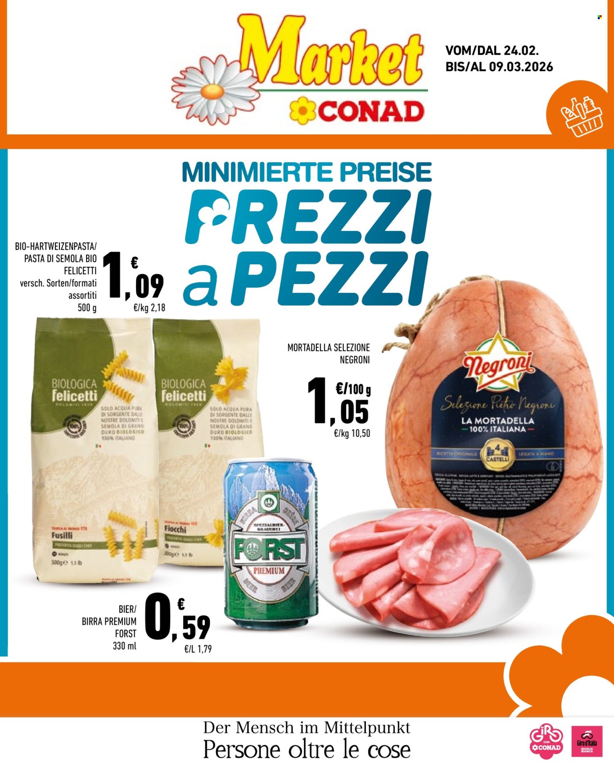 Volantino Market Conad - 24/2/2026 - 9/3/2026. Pagina 1