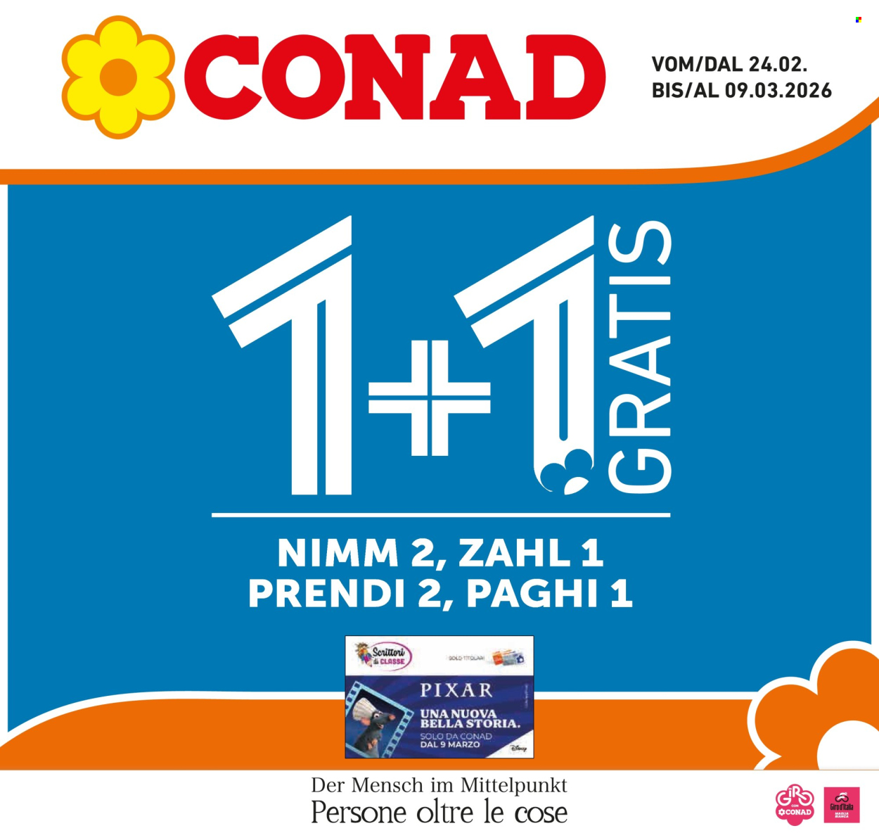 Volantino Conad - 24/2/2026 - 9/3/2026. Pagina 1