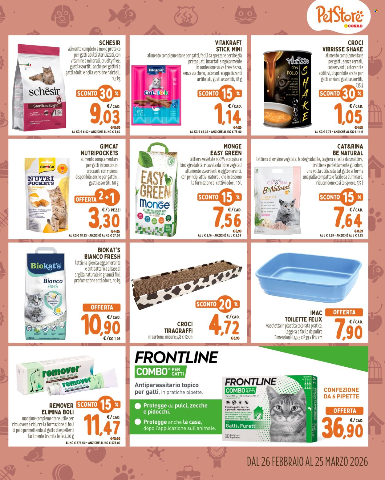 Volantino Pet Store Conad - 26/2/2026 - 25/3/2026. Pagina 5