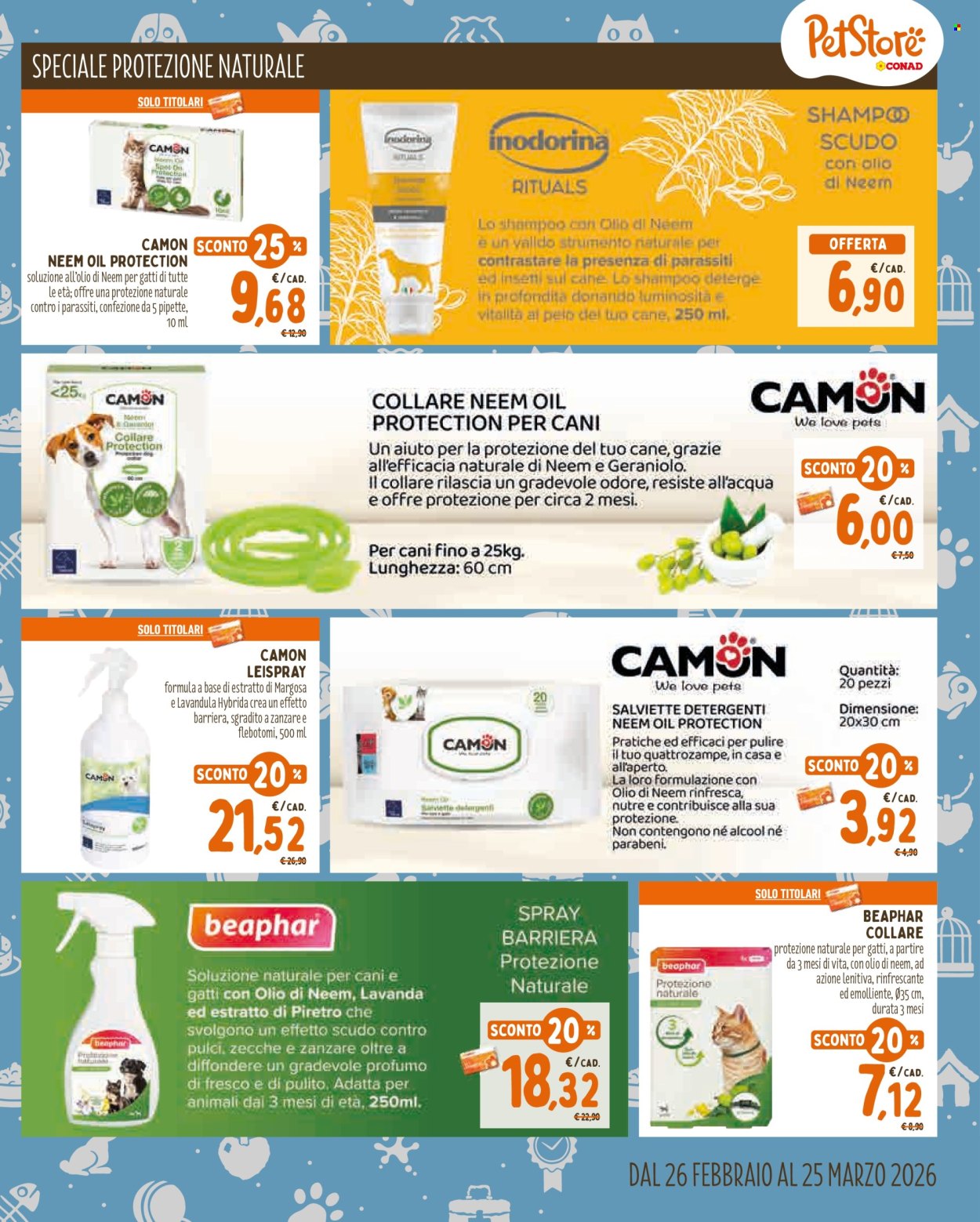 Volantino Pet Store Conad - 26/2/2026 - 25/3/2026. Pagina 7