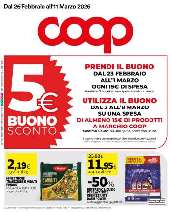 Volantino Coop - 26/2/2026 - 11/3/2026.