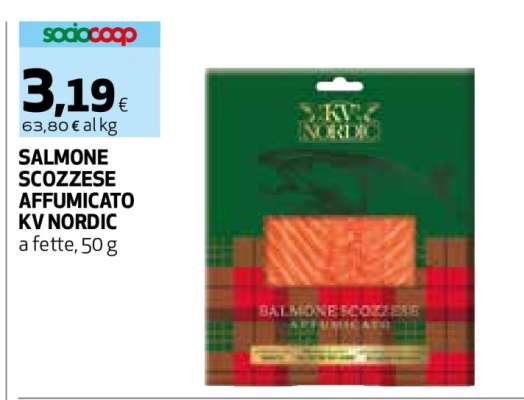 SALMONE SCOZZESE AFFUMICATO KV NORDIC