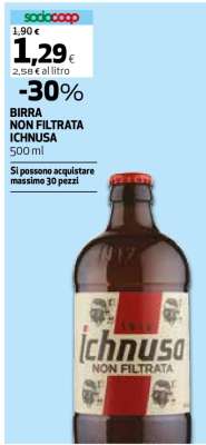 Birra Non Filtrata ICHNUSA