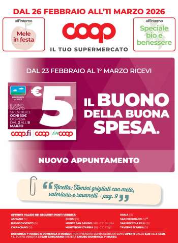 Volantino Coop - 26/2/2026 - 11/3/2026.