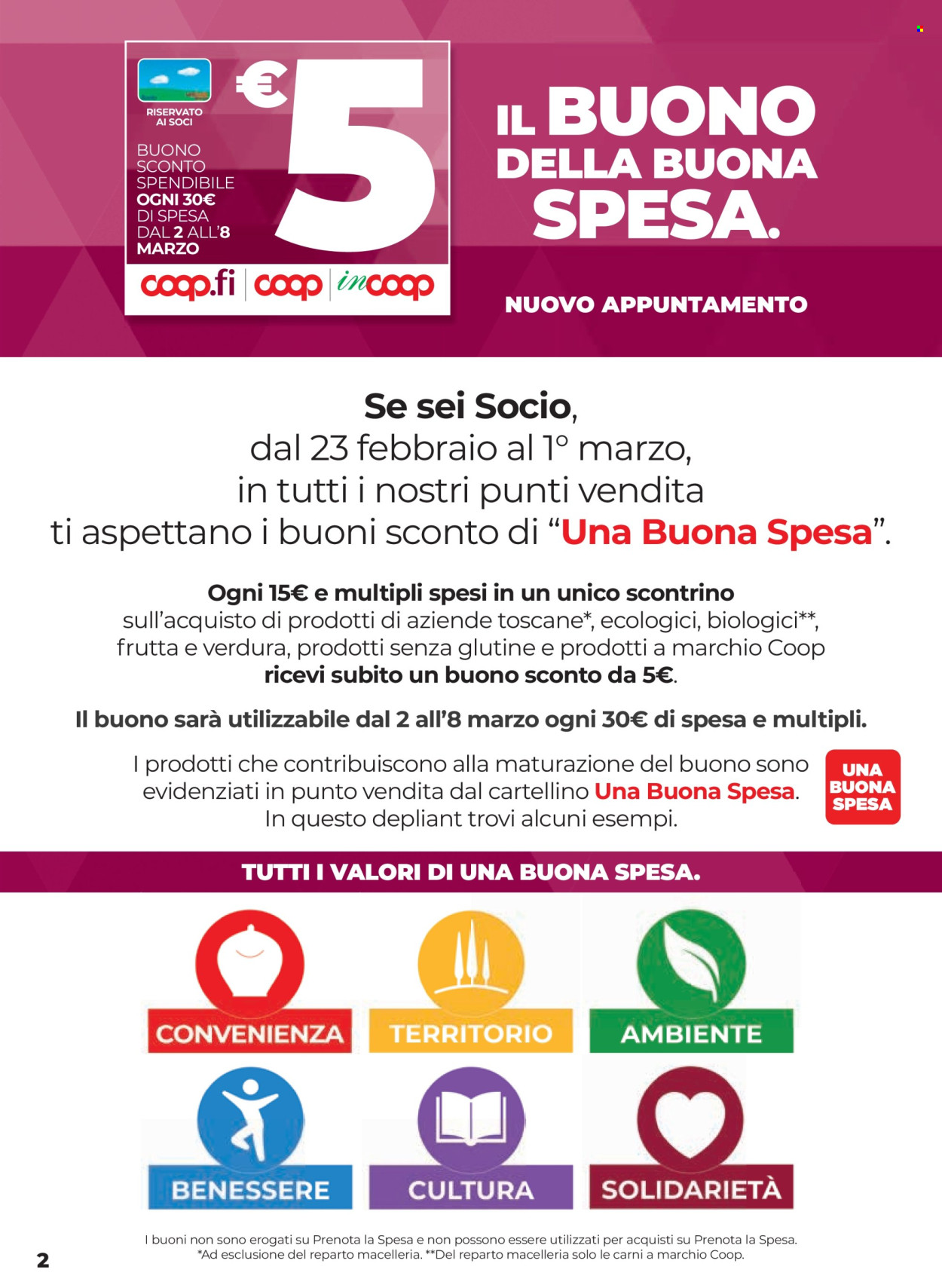 Volantino Coop - 26/2/2026 - 11/3/2026. Pagina 2