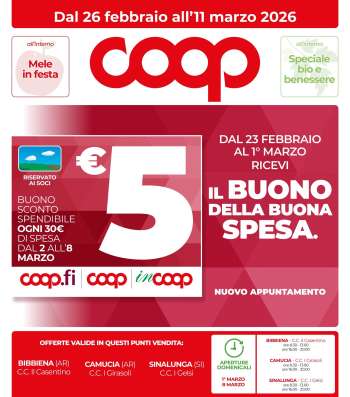 Volantino Coop - 26/2/2026 - 11/3/2026.