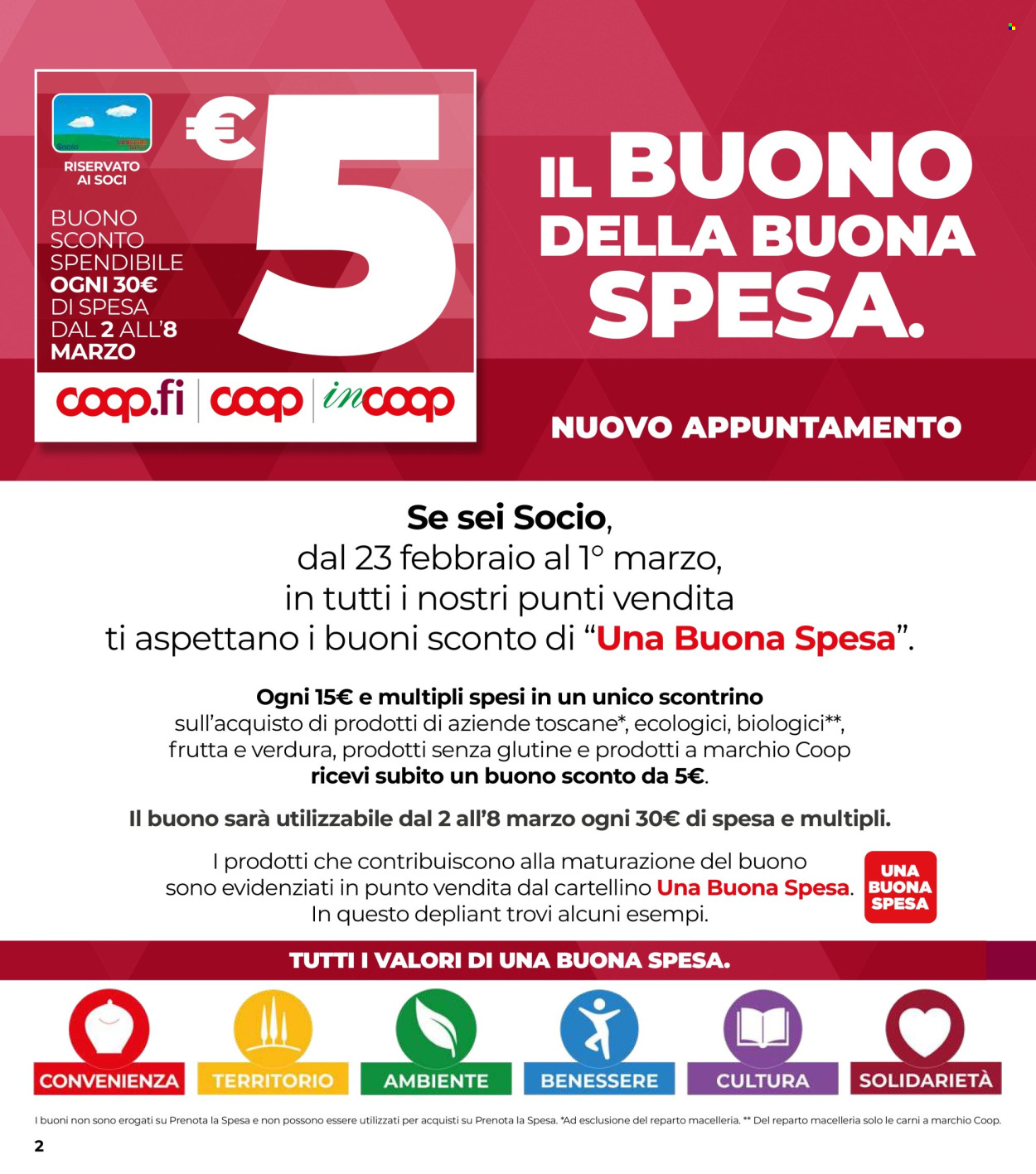 Volantino Coop - 26/2/2026 - 11/3/2026. Pagina 2
