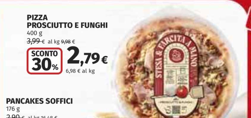 Pizza Prosciutto e Funghi