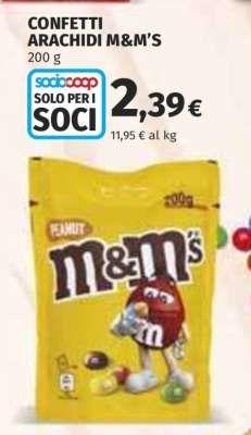 CONFETTI ARACHIDI M&M’S