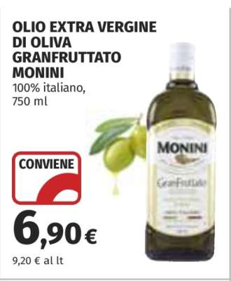 Olio Extra Vergine di Oliva GranFruttato Monini
