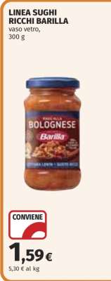 LINEA SUGHI RICCHI BARILLA
