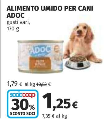 ALIMENTO UMIDO PER CANI ADOC
