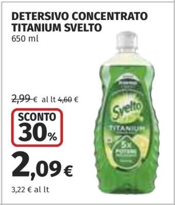 DETERSIVO CONCENTRATO TITANIUM SVELTO