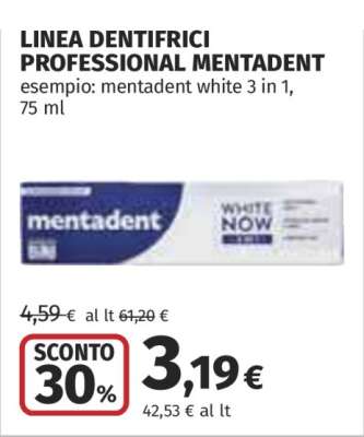 LINEA DENTIFRICI PROFESSIONAL MENTADENT
