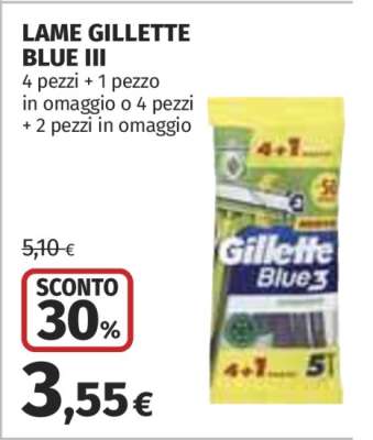 LAME GILLETTE BLUE III