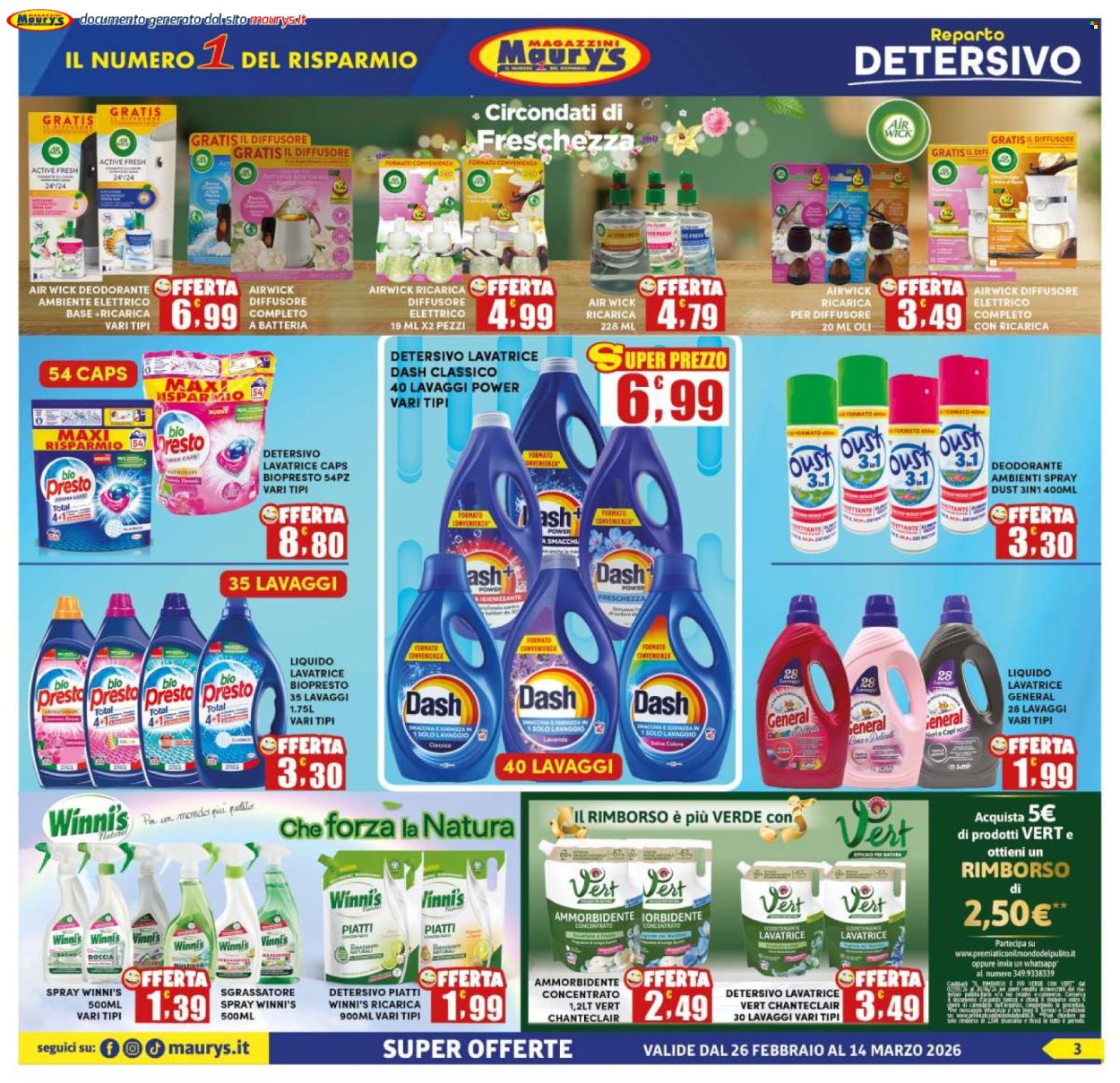 Volantino Maury's - 26/2/2026 - 14/3/2026. Pagina 3