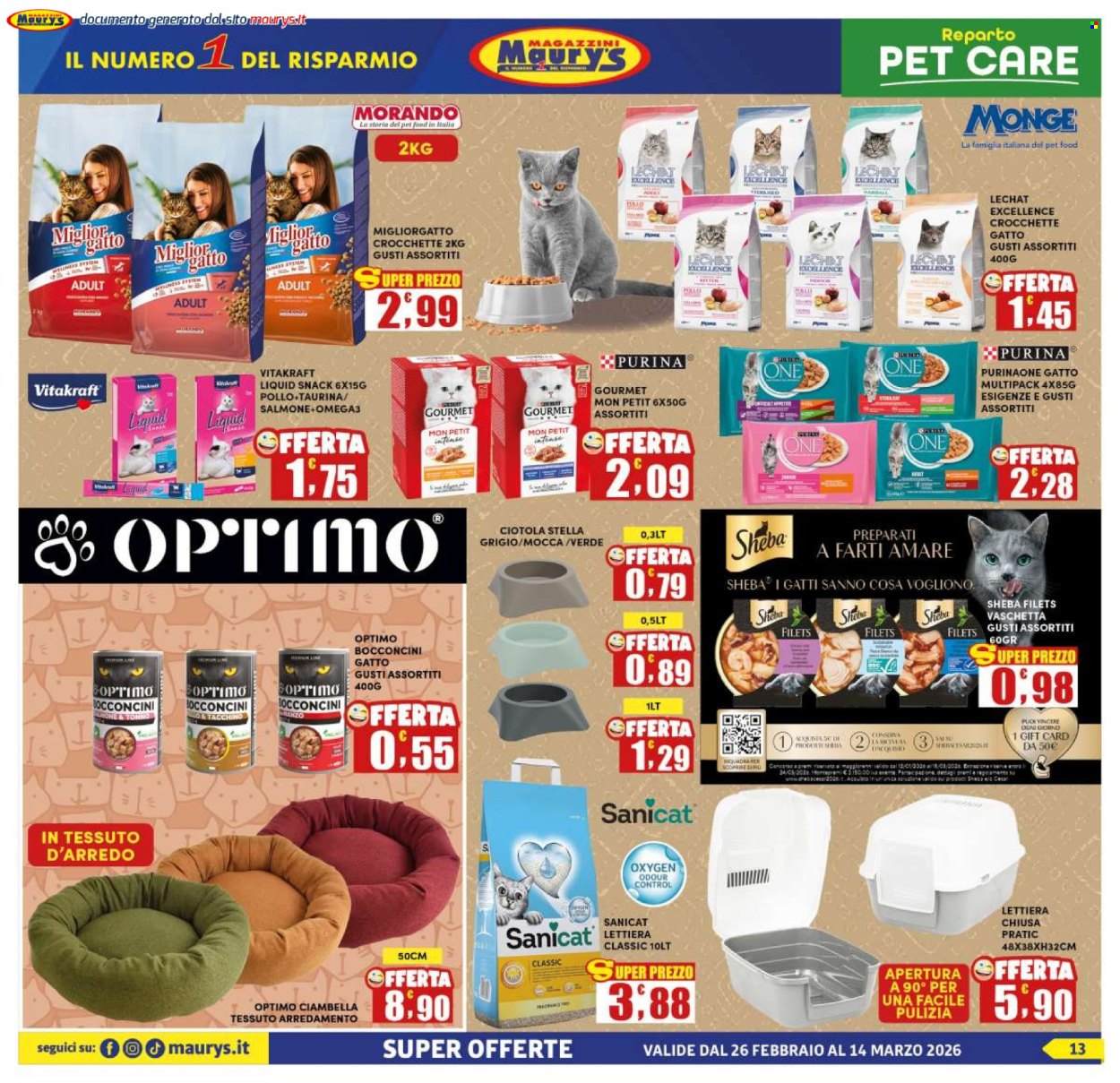 Volantino Maury's - 26/2/2026 - 14/3/2026. Pagina 13
