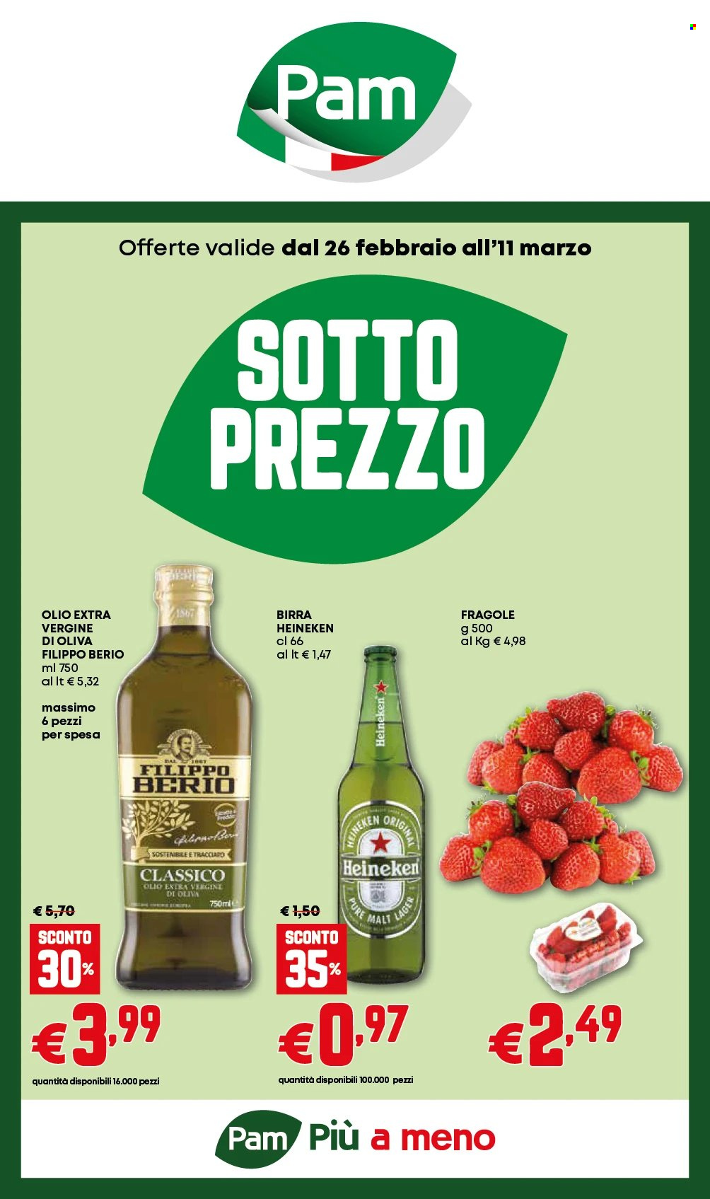 Volantino Pam Panorama - 26/2/2026 - 11/3/2026. Pagina 1