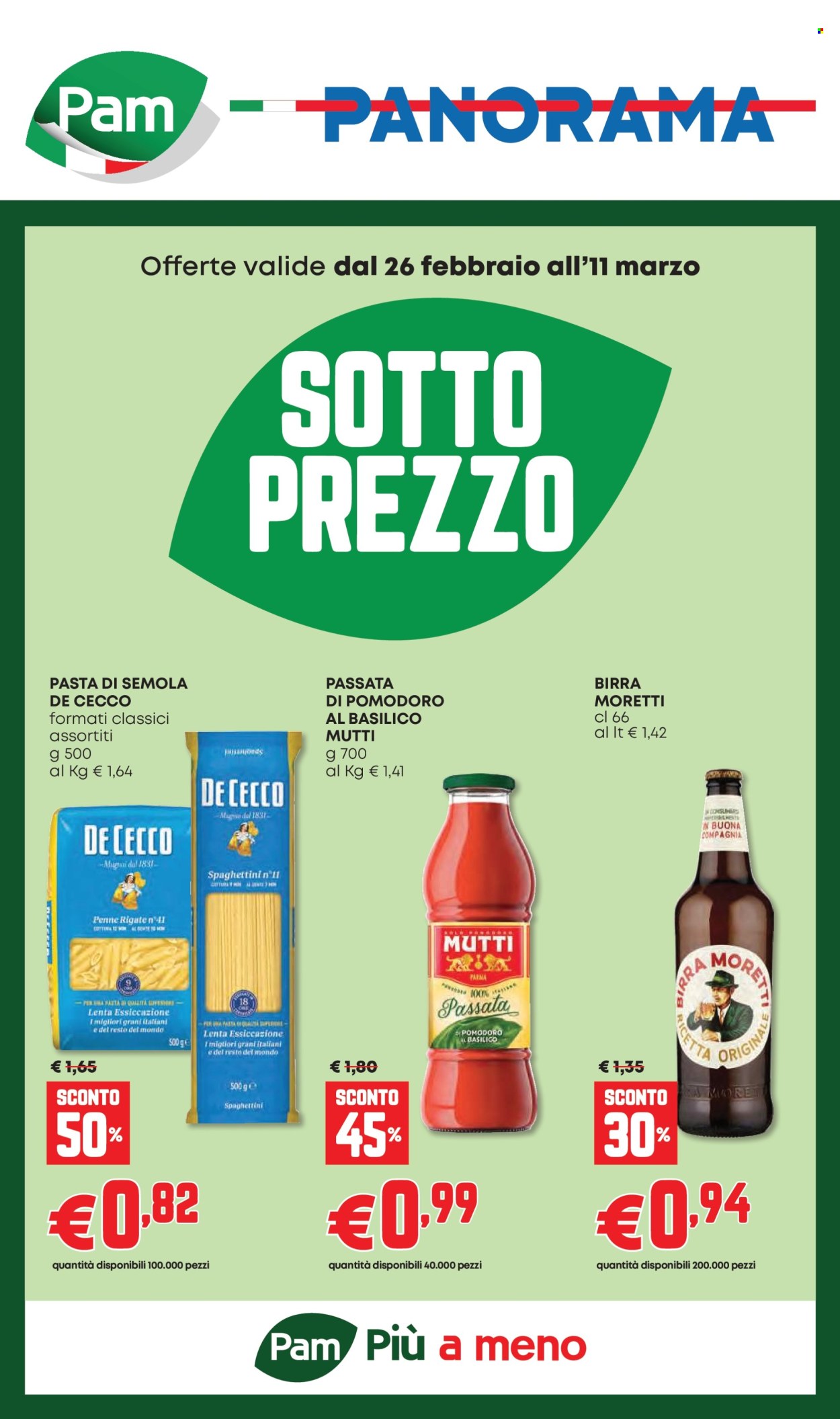 Volantino Pam Panorama - 26/2/2026 - 11/3/2026. Pagina 1