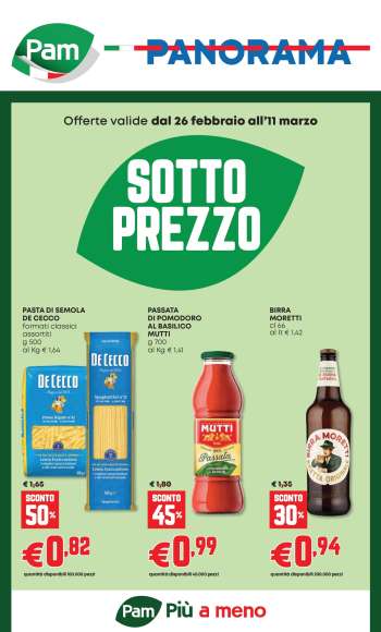 Volantino Pam Panorama - 26/2/2026 - 11/3/2026.
