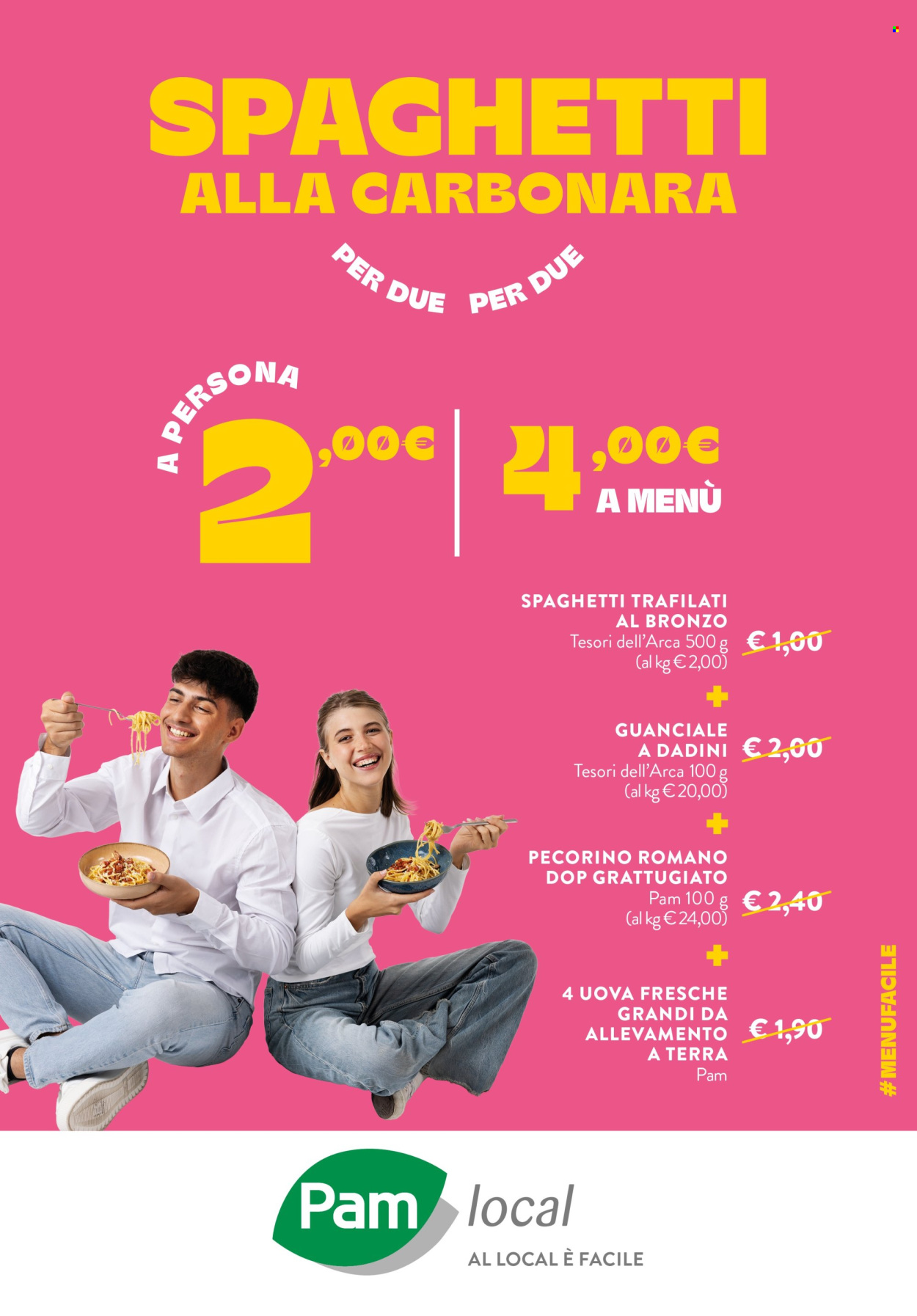 Volantino Pam local. Pagina 1