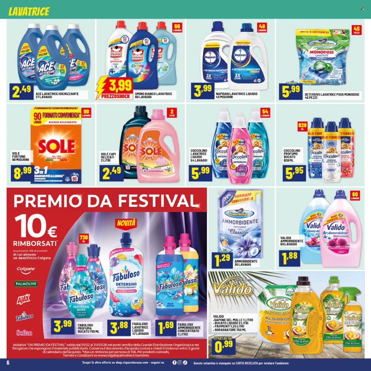 Volantino Risparmio Casa - 26/2/2026 - 14/3/2026. Pagina 6