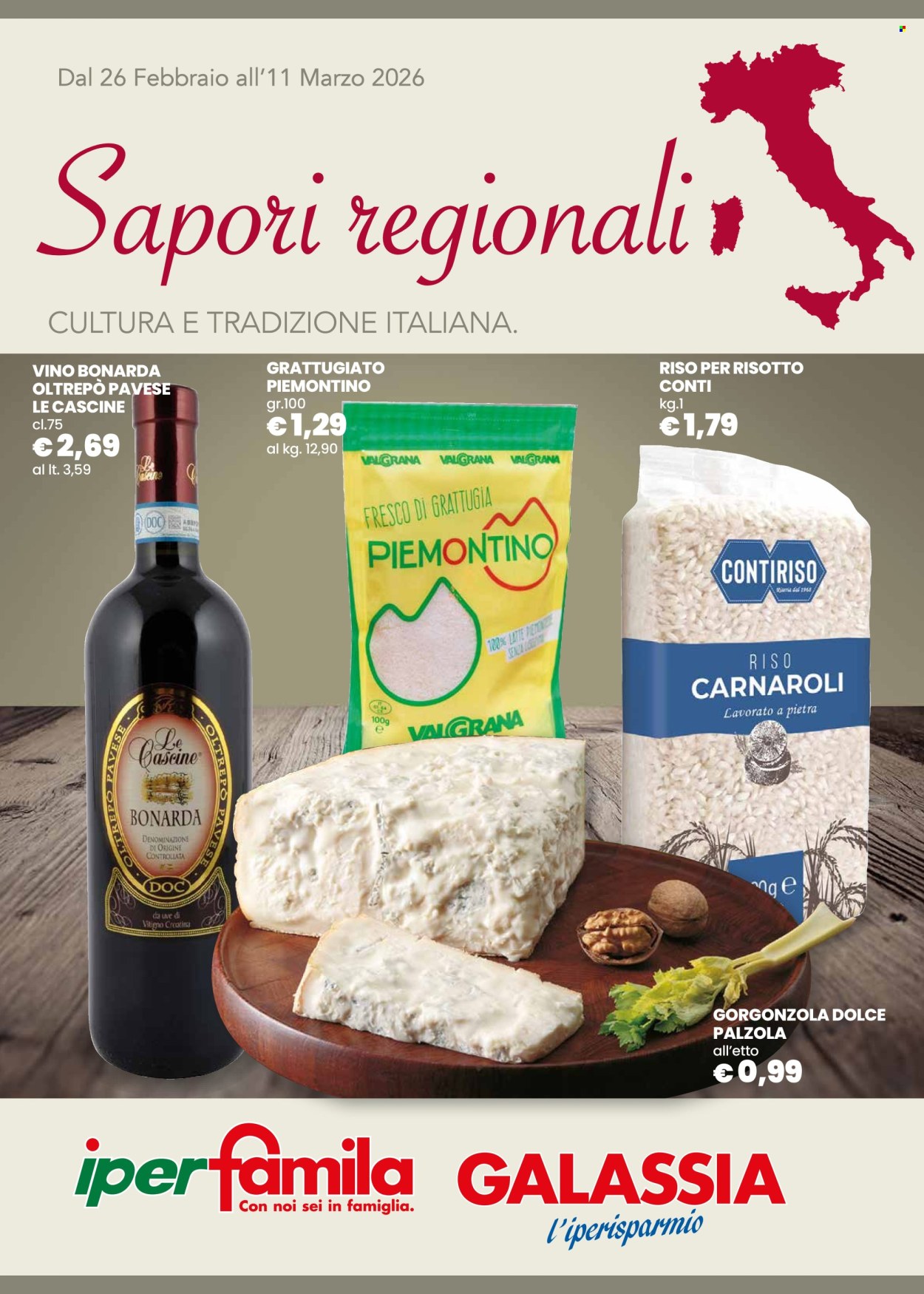 Volantino Famila - 26/2/2026 - 11/3/2026. Pagina 1