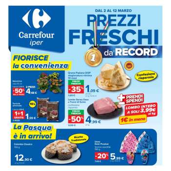 Volantino Carrefour - 2/3/2026 - 12/3/2026.