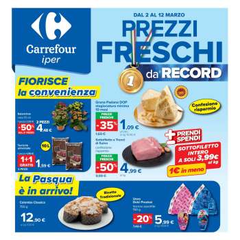 Volantino Carrefour - 2/3/2026 - 12/3/2026.