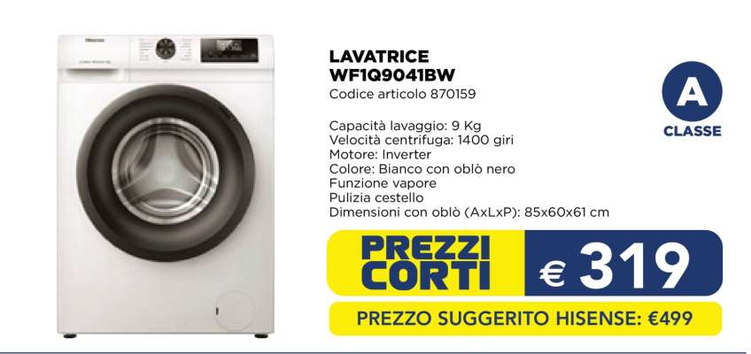 LAVATRICE WF1Q9041BW