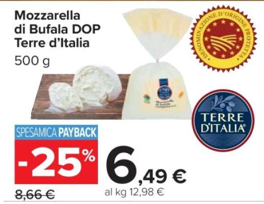 Mozzarella di Bufala DOP Terre d’Italia
