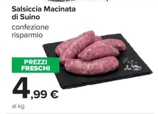 Salsiccia Macinata di Suino