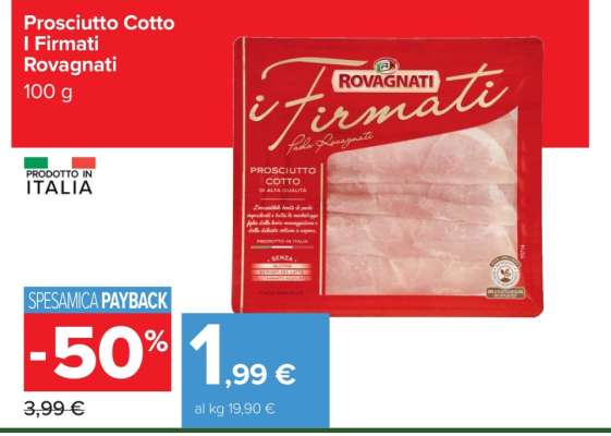 PROSCIUTTO COTTO I FIRMATI ROVAGNATI