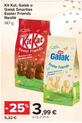 Kit Kat, Galak o Galak Smarties Easter Friends Nestlè