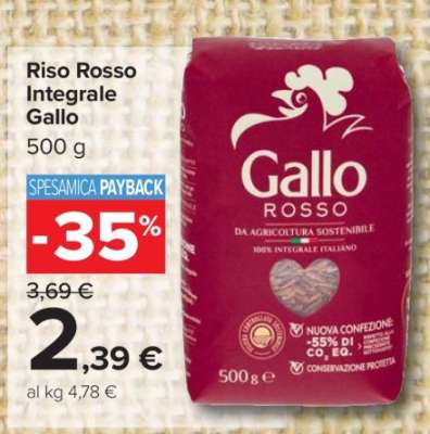 Riso Rosso Integrale Gallo