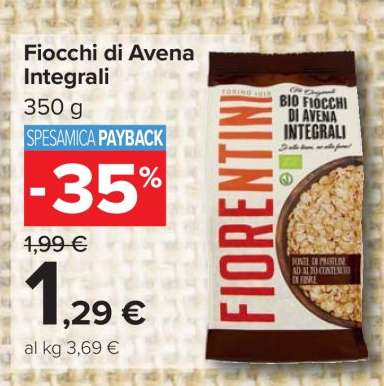 Fiocchi di avena integrali
