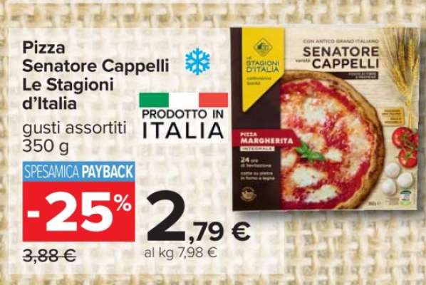 Pizza Senatore Cappelli Le Stagioni d’Italia