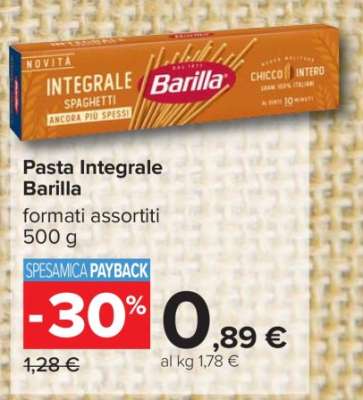 PASTA INTEGRALE BARILLA